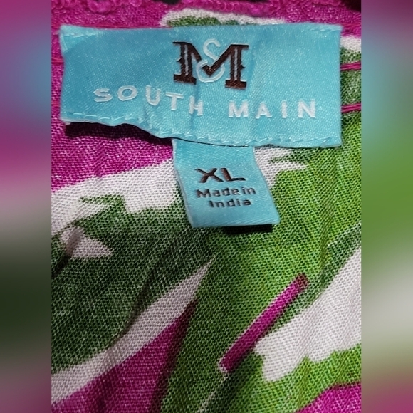 XL Multicolor Floral Off the Shoulder Maxi Dress Elastic Waist - Picture 8 of 8